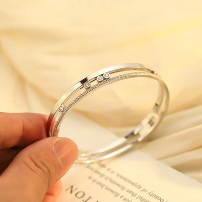 [⭐moonlume]Move Romane Diamond Bangle Bracelet