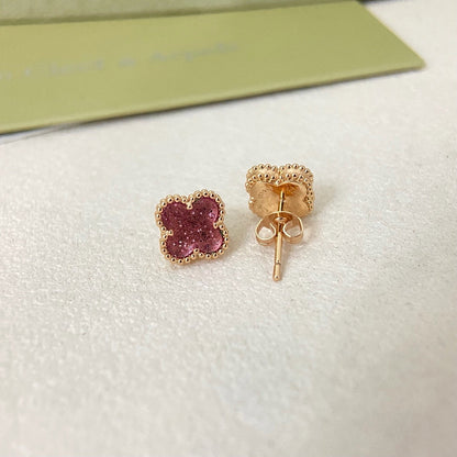 [⭐moonlume]2026 NEW MINI CLOVER 1 MOTIF  BUBBLE PINK ENAMEL