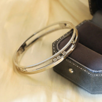 [⭐moonlume]Move Romane Diamond Bangle Bracelet