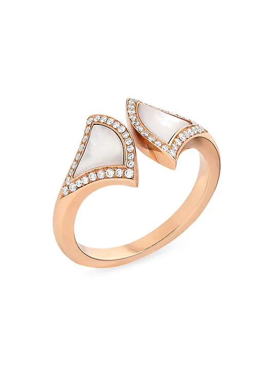 [⭐moonlume]DREAM MOP DIAMOND OPEN RING