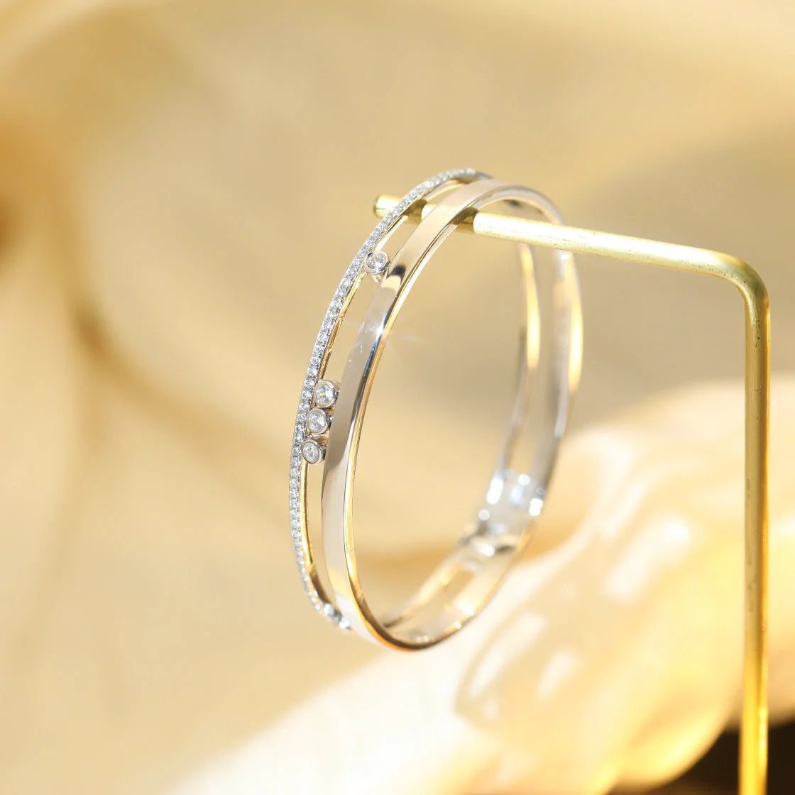 [⭐moonlume]Move Romane Diamond Bangle Bracelet