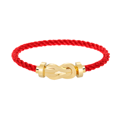 [⭐moonlume]CHANCE LARGE 8 FIGURE BUCKLE NO DIAMOND BRACELET GOLD