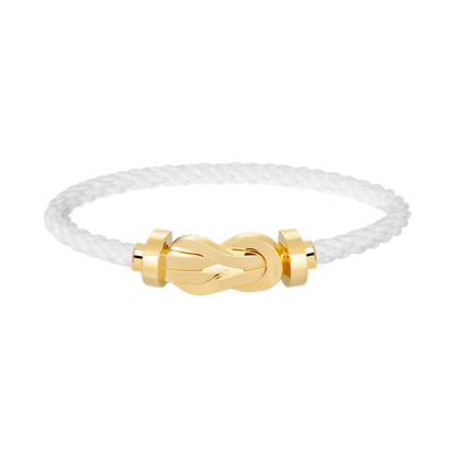 [⭐moonlume]CHANCE LARGE 8 FIGURE BUCKLE NO DIAMOND BRACELET GOLD