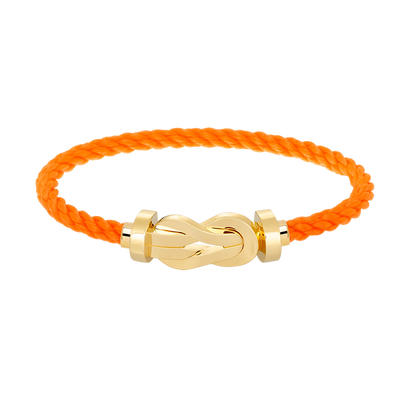 [⭐moonlume]CHANCE LARGE 8 FIGURE BUCKLE NO DIAMOND BRACELET GOLD