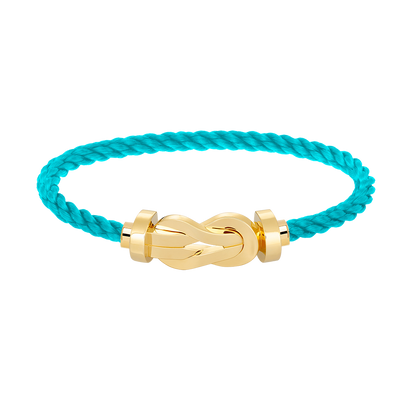 [⭐moonlume]CHANCE LARGE 8 FIGURE BUCKLE NO DIAMOND BRACELET GOLD