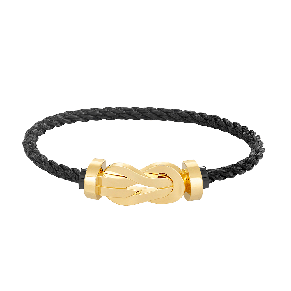 [⭐moonlume]CHANCE LARGE 8 FIGURE BUCKLE NO DIAMOND BRACELET GOLD