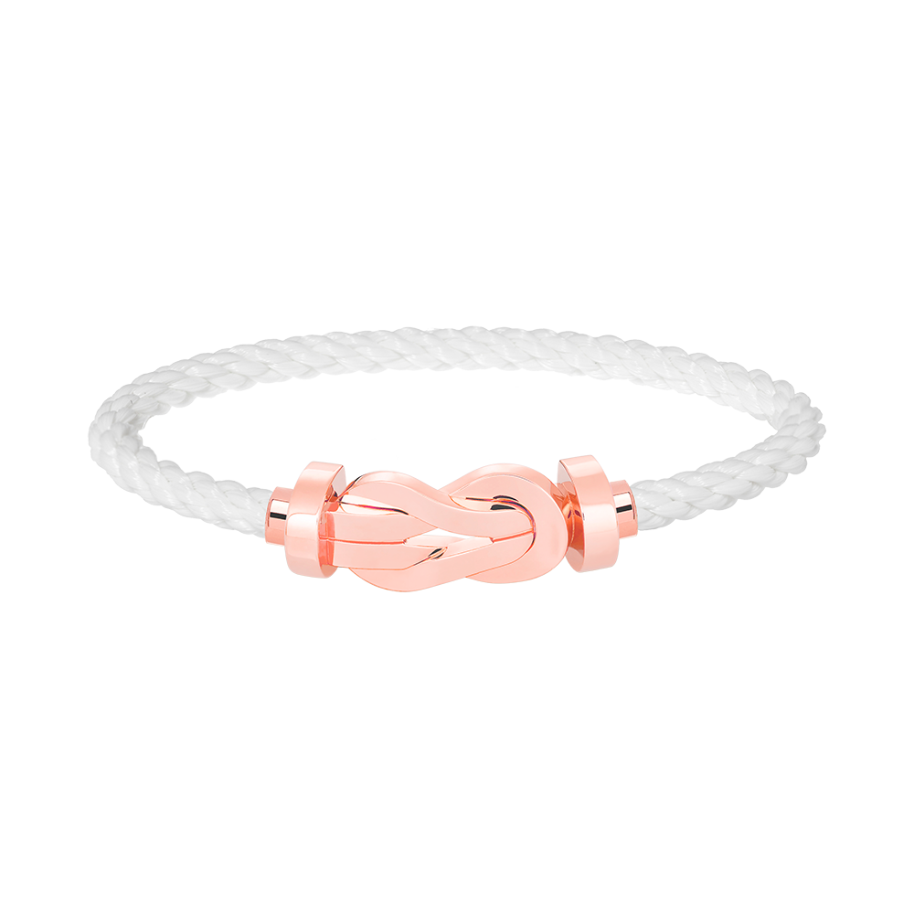 [⭐moonlume]CHANCE LARGE 8 FIGURE BUCKLE NO DIAMOND BRACELET ROSE GOLD