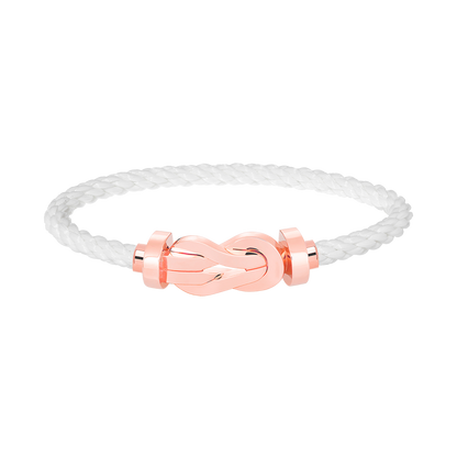 [⭐moonlume]CHANCE LARGE 8 FIGURE BUCKLE NO DIAMOND BRACELET ROSE GOLD