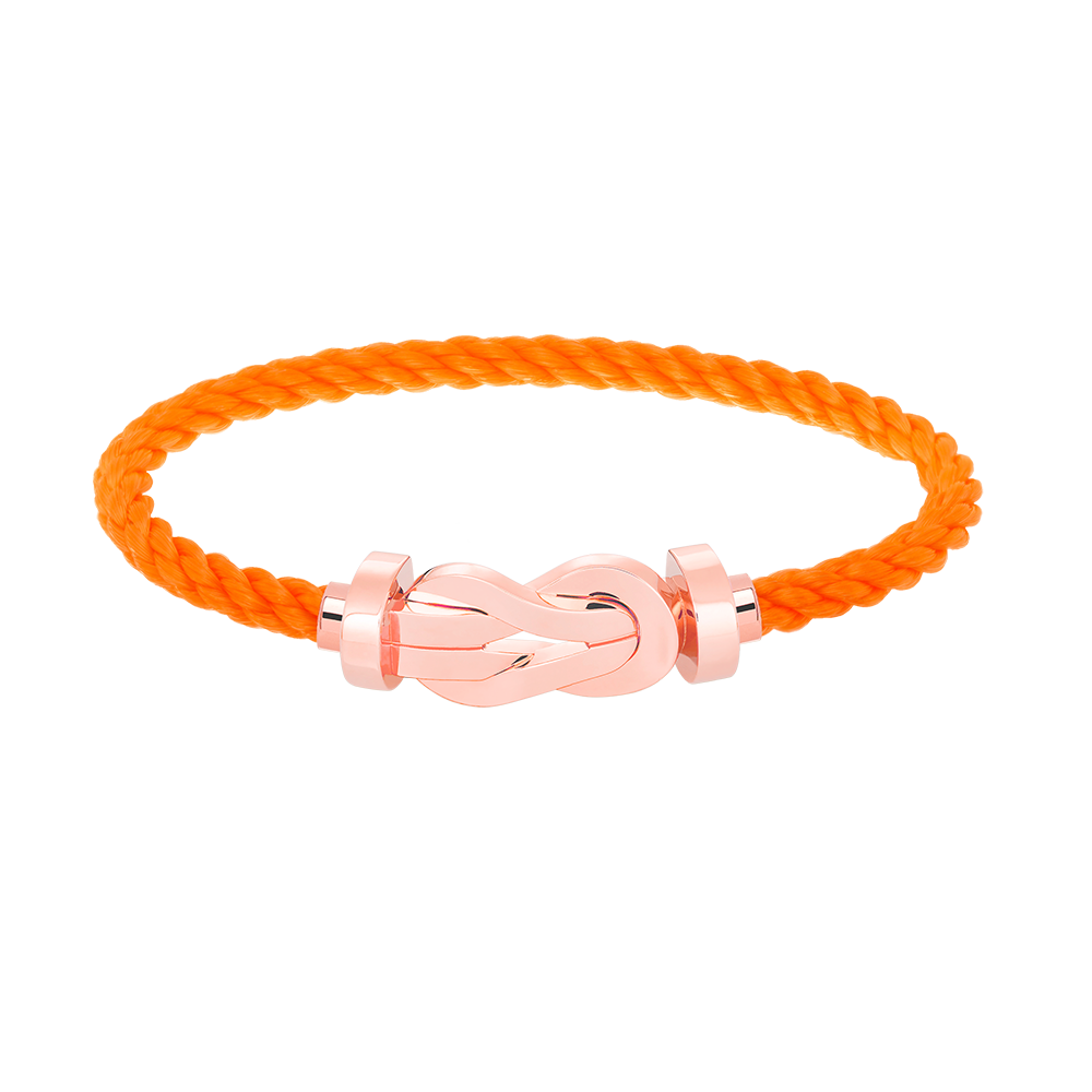 [⭐moonlume]CHANCE LARGE 8 FIGURE BUCKLE NO DIAMOND BRACELET ROSE GOLD