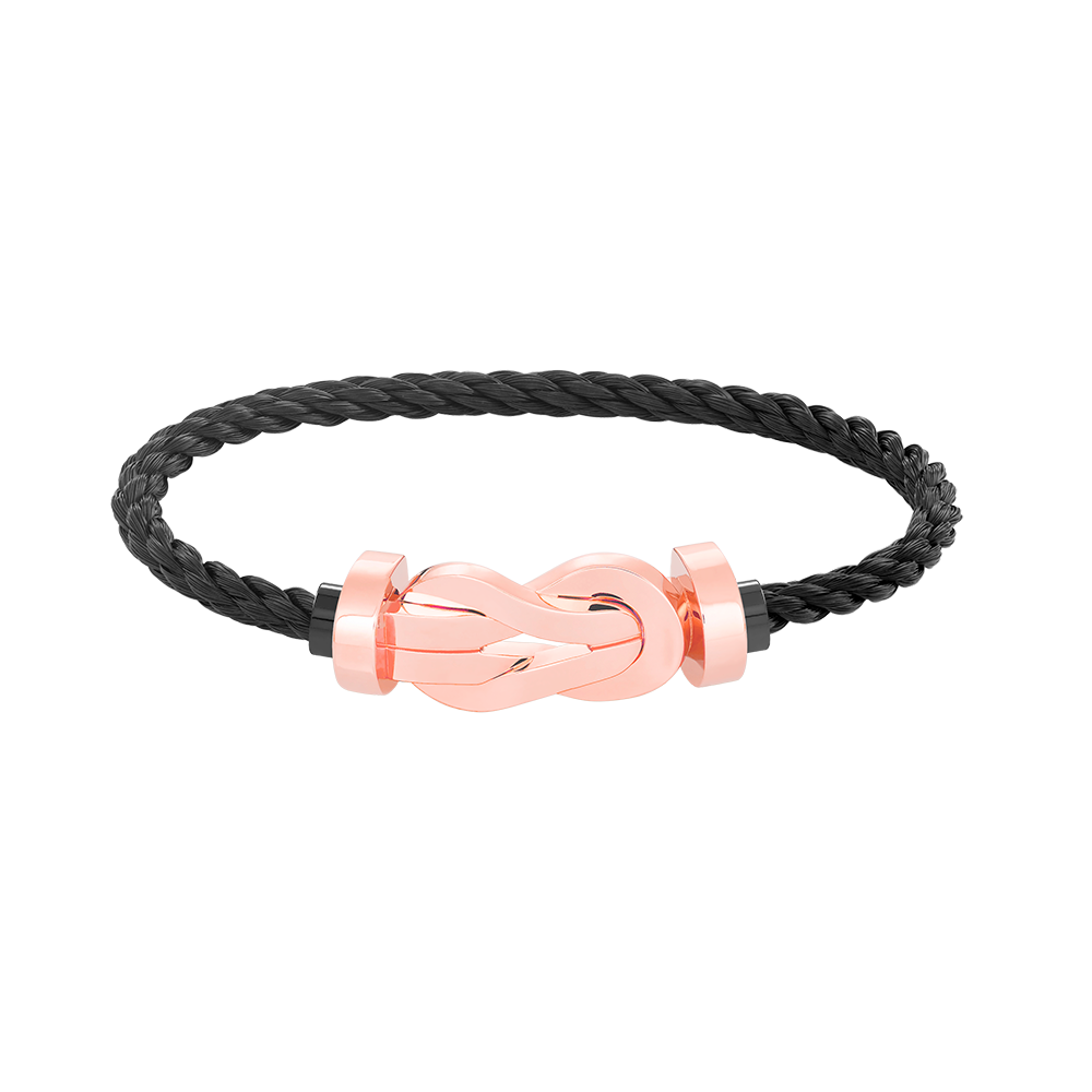 [⭐moonlume]CHANCE LARGE 8 FIGURE BUCKLE NO DIAMOND BRACELET ROSE GOLD