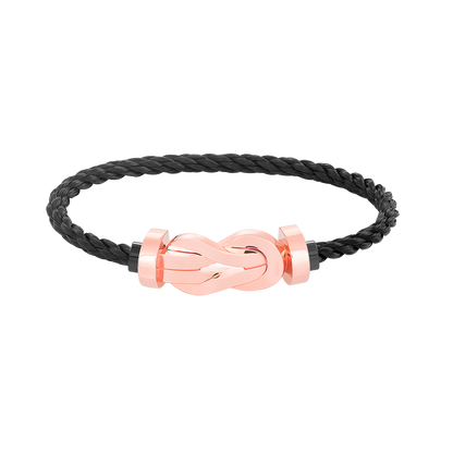 [⭐moonlume]CHANCE LARGE 8 FIGURE BUCKLE NO DIAMOND BRACELET ROSE GOLD