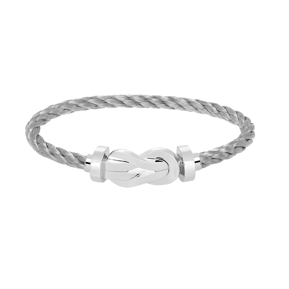 [⭐moonlume]CHANCE LARGE 8 FIGURE BUCKLE NO DIAMOND BRACELET SILVER
