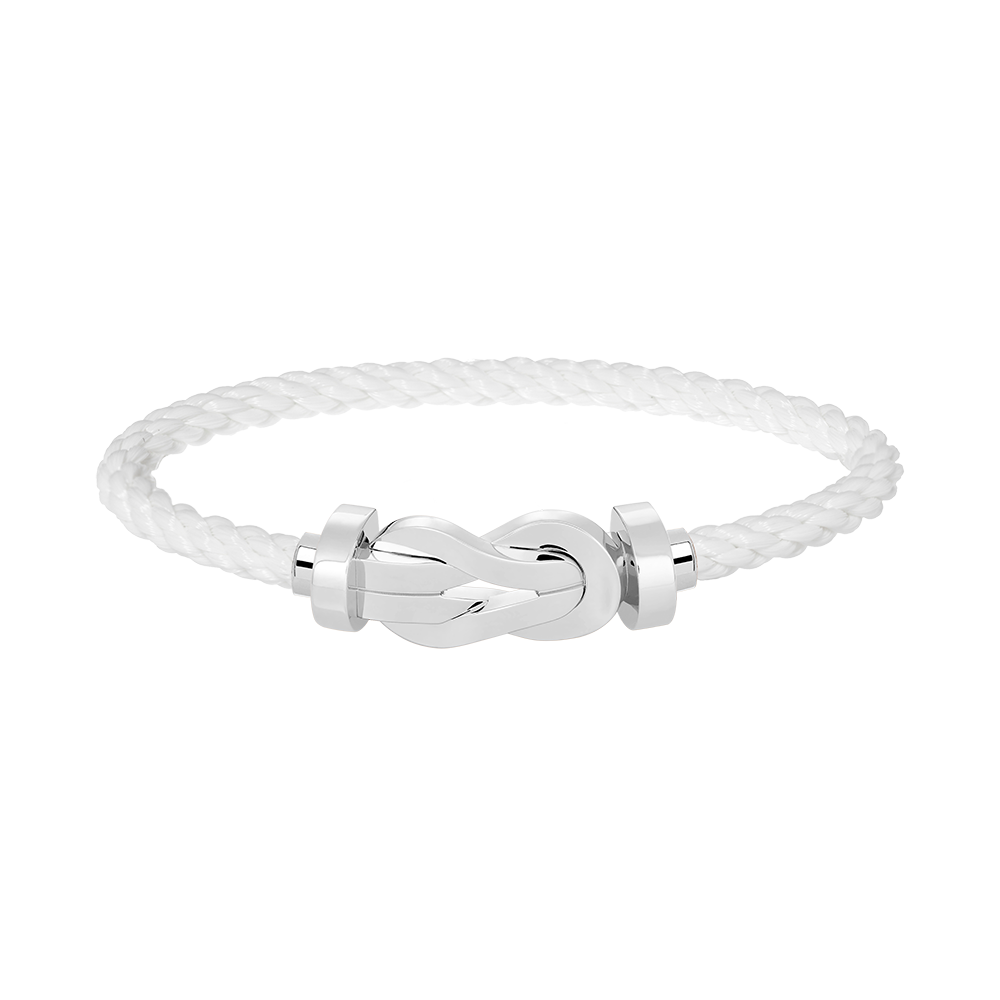 [⭐moonlume]CHANCE LARGE 8 FIGURE BUCKLE NO DIAMOND BRACELET SILVER