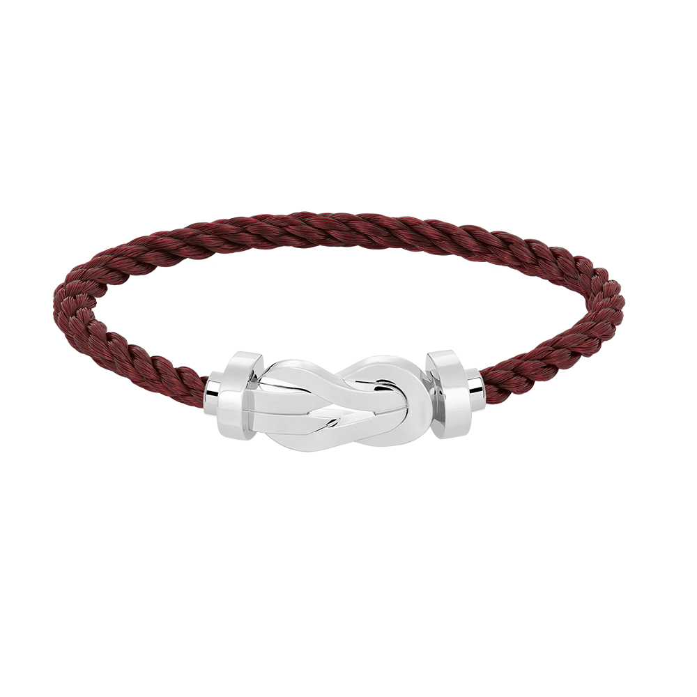 [⭐moonlume]CHANCE LARGE 8 FIGURE BUCKLE NO DIAMOND BRACELET SILVER