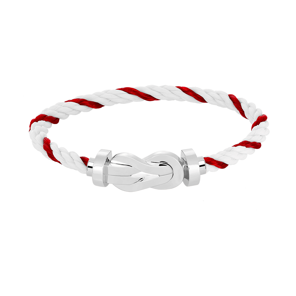 [⭐moonlume]CHANCE LARGE 8 FIGURE BUCKLE NO DIAMOND BRACELET SILVER