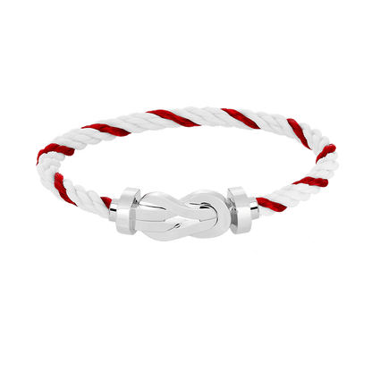 [⭐moonlume]CHANCE LARGE 8 FIGURE BUCKLE NO DIAMOND BRACELET SILVER