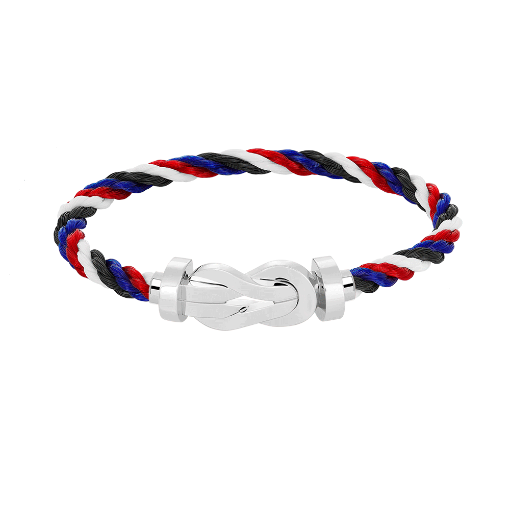 [⭐moonlume]CHANCE LARGE 8 FIGURE BUCKLE NO DIAMOND BRACELET SILVER