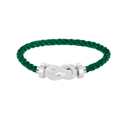 [⭐moonlume]CHANCE LARGE 8 FIGURE BUCKLE NO DIAMOND BRACELET SILVER