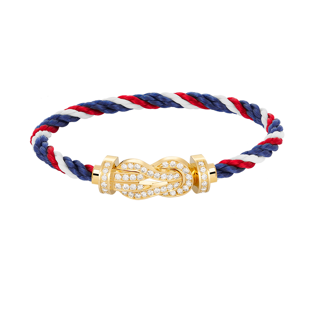 [⭐moonlume]CHANCE LARGE 8 FIGURE BUCKLE FULLDIAMOND BRACELET GOLD