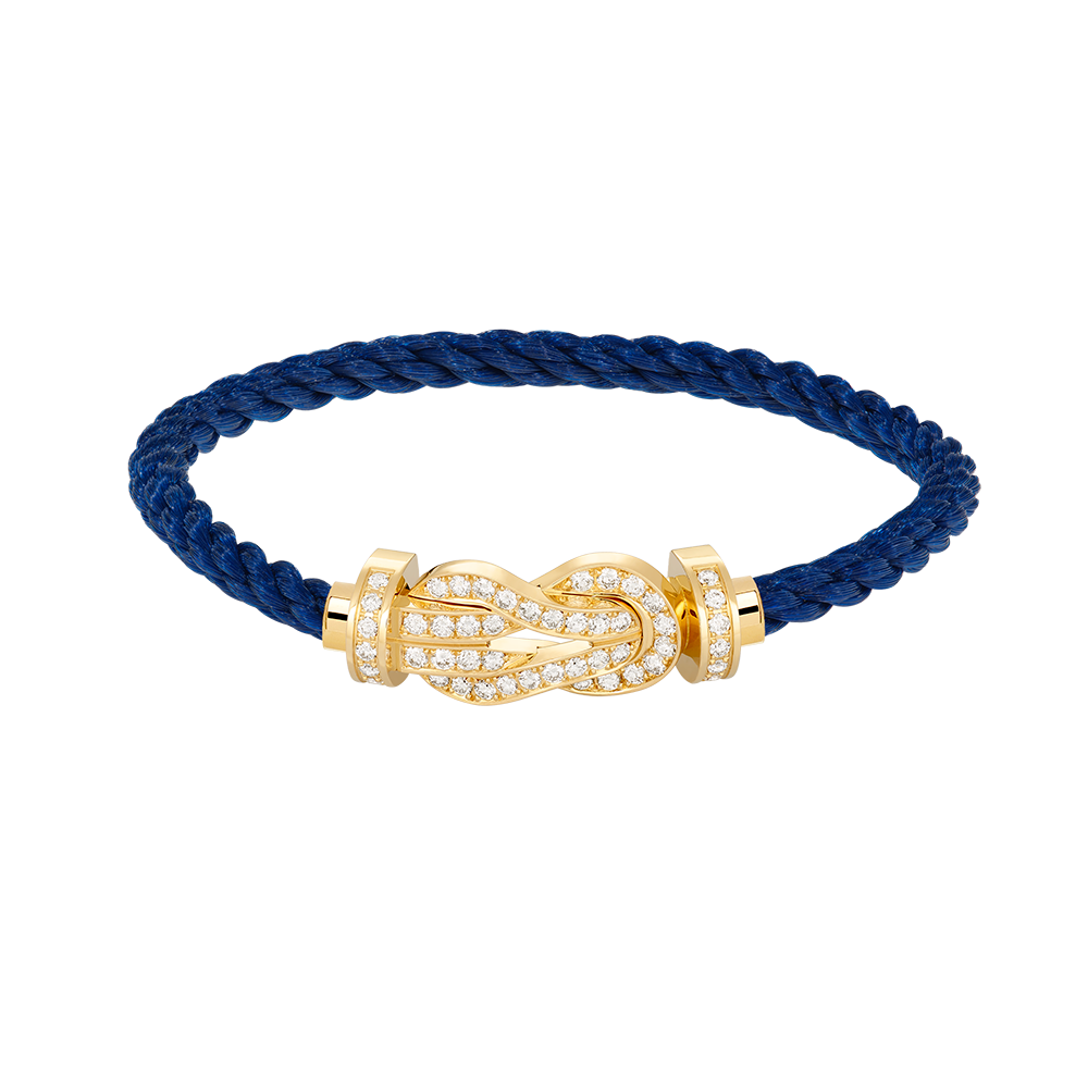 [⭐moonlume]CHANCE LARGE 8 FIGURE BUCKLE FULLDIAMOND BRACELET GOLD