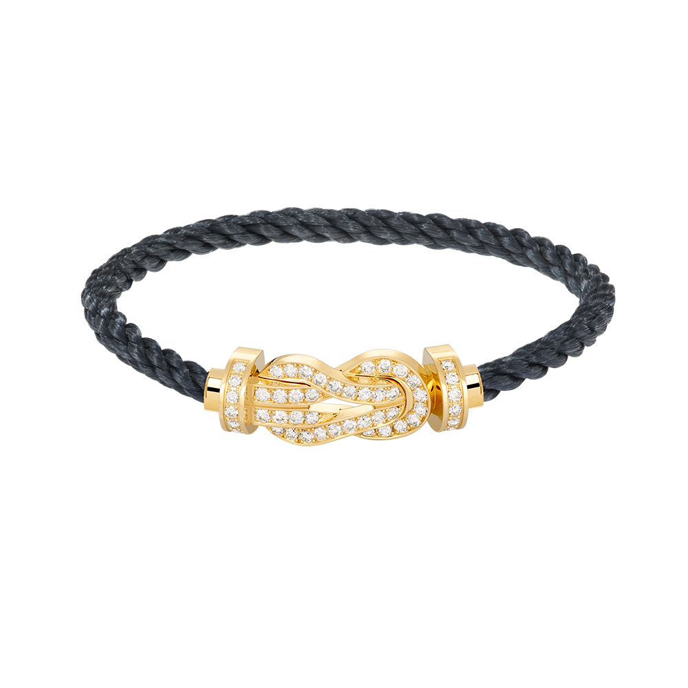 [⭐moonlume]CHANCE LARGE 8 FIGURE BUCKLE FULLDIAMOND BRACELET GOLD