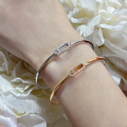 [⭐moonlume]Move Uno pavé flex bangle medium