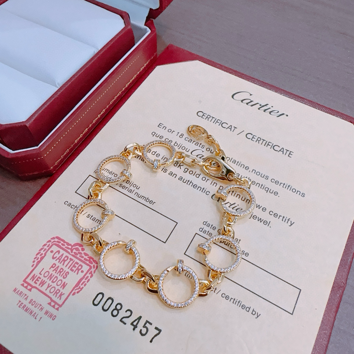 [⭐moonlume Jewelry] LOVE&JUSTE BRACELET DIAMONDS