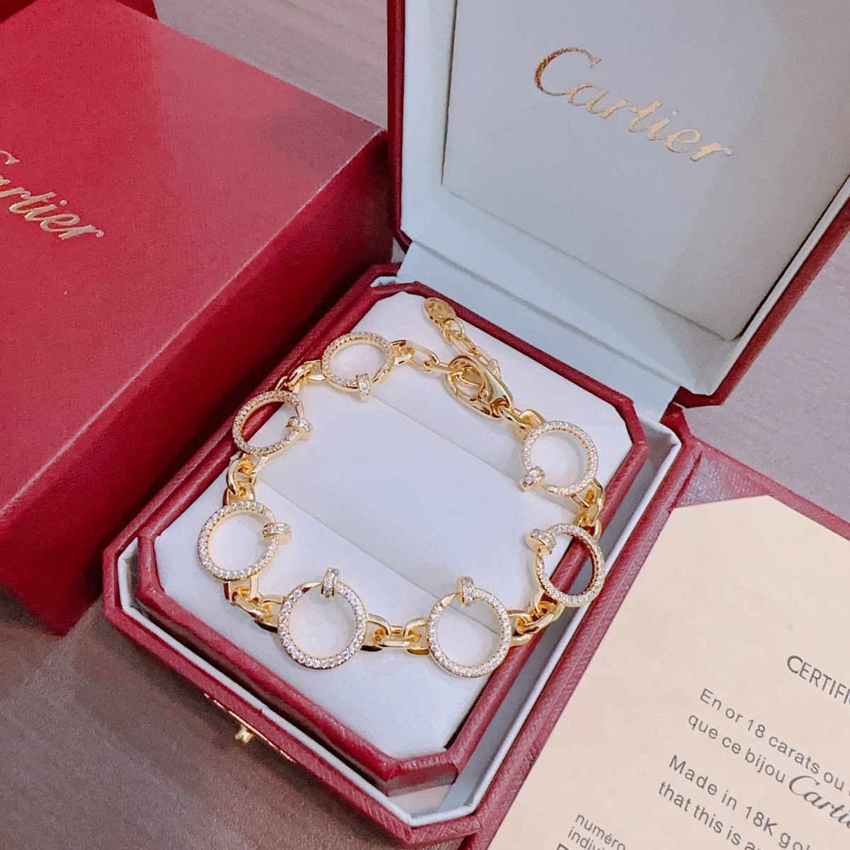 [⭐moonlume Jewelry] LOVE&JUSTE BRACELET DIAMONDS