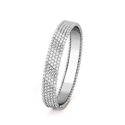 [⭐moonlume]  FIVE-ROW DIAMOND BRACELET