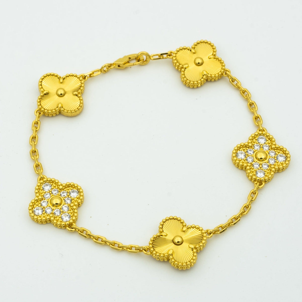 [⭐moonlume] CLOVER 5 MOTIF LASER BRACELET COLLECTION