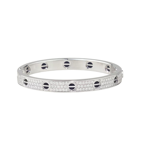 [⭐moonlume]LOVE BRACELET 6.1MM DIAMOND-PAVED CERAMIC