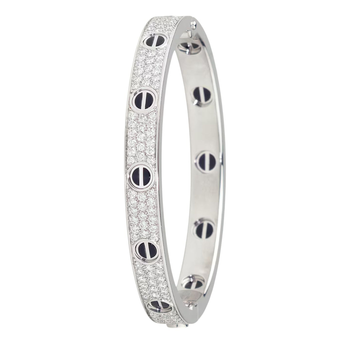 [⭐moonlume]LOVE BRACELET 6.1MM DIAMOND-PAVED CERAMIC