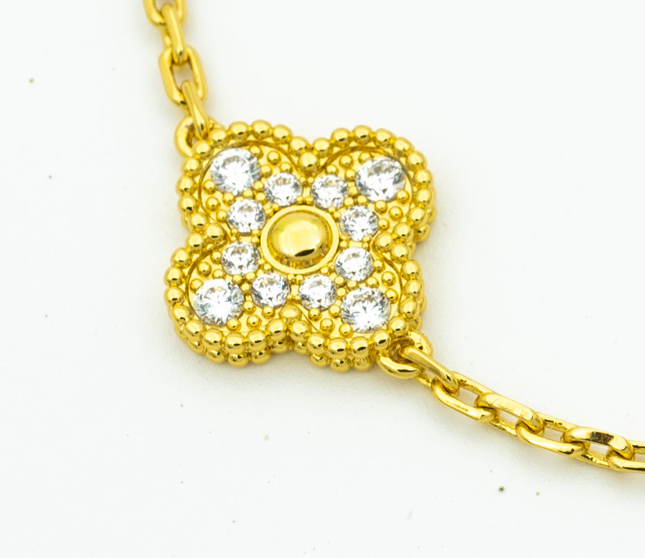 [⭐moonlume] CLOVER 5 MOTIF LASER BRACELET COLLECTION