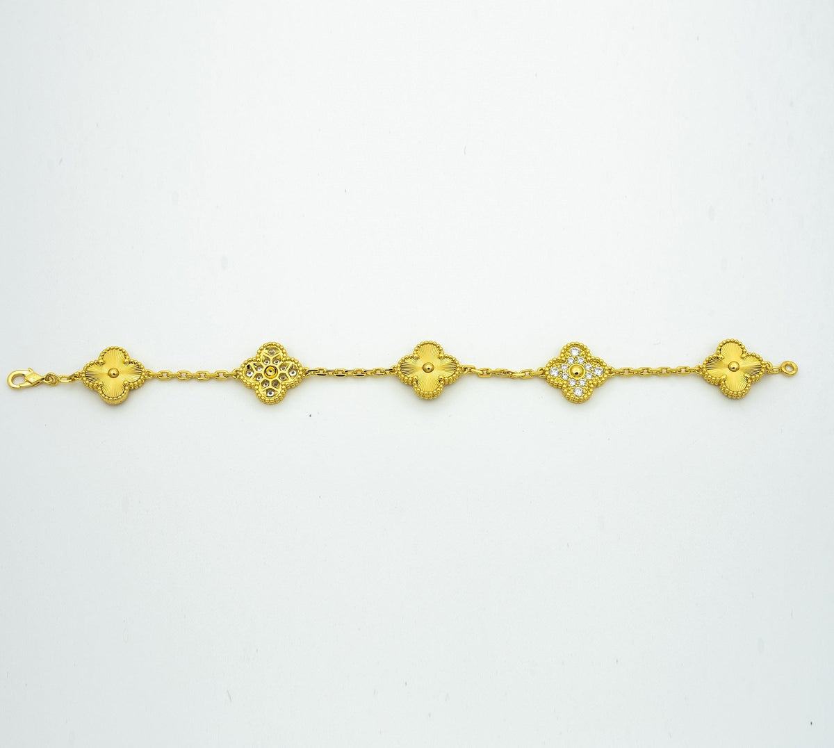 [⭐moonlume] CLOVER 5 MOTIF LASER BRACELET COLLECTION