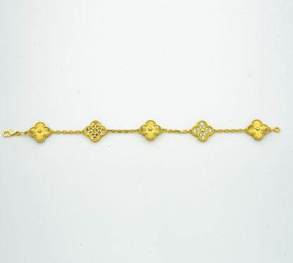 [⭐moonlume] CLOVER 5 MOTIF LASER BRACELET COLLECTION