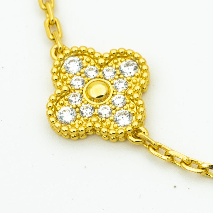 [⭐moonlume] CLOVER 5 MOTIF LASER BRACELET COLLECTION