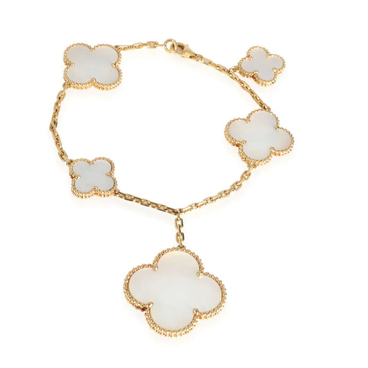[⭐moonlume]MAGIC CLOVER MOP GOLD BRACELET 5 MOTIFS