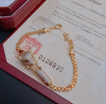 [⭐moonlume Jewelry] PANTHERE  BRACELET DIAMONDS