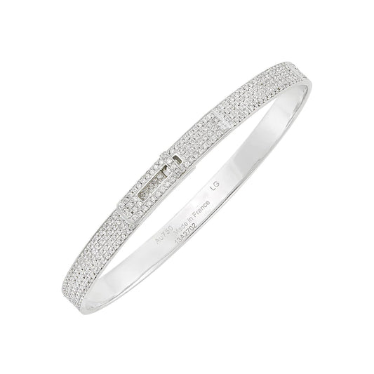 [⭐moonlume]HM KELLY BRACELET IN SILVER AND FULL PAVE DIAMOND