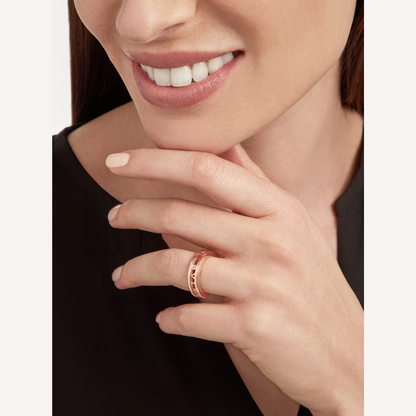 [⭐moonlume]ZERO 1 ONE-BAND WITH OPENWORK LOGO SPIRAL RING