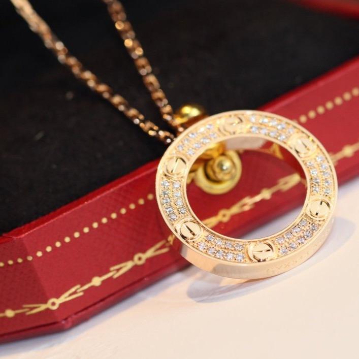 [⭐moonlume]LOVE NECKLACE ADJUSTABLE ROSE GOLD