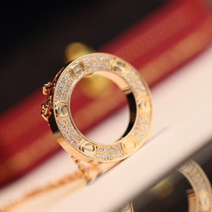 [⭐moonlume]LOVE NECKLACE ADJUSTABLE ROSE GOLD