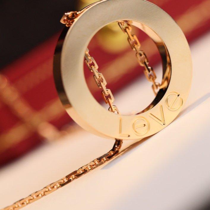 [⭐moonlume]LOVE NECKLACE ADJUSTABLE ROSE GOLD