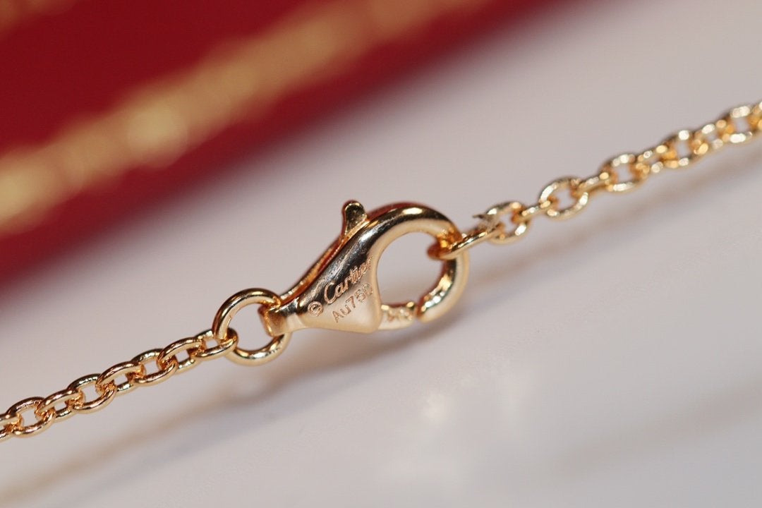 [⭐moonlume]LOVE NECKLACE PINK GOLD AND SILVER