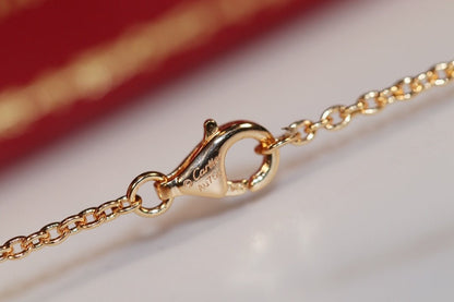 [⭐moonlume]LOVE NECKLACE PINK GOLD AND SILVER