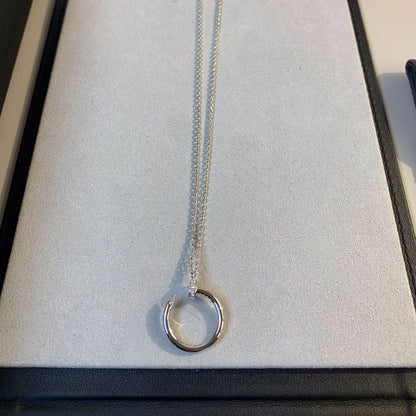 [⭐moonlume]JUSTE NECKLACE SILVER
