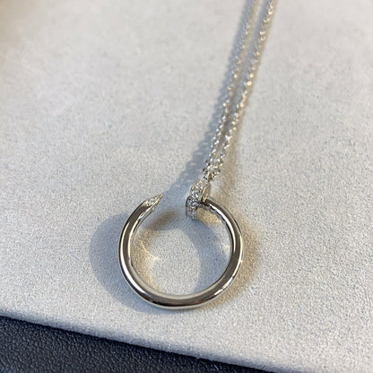 [⭐moonlume]JUSTE NECKLACE SILVER