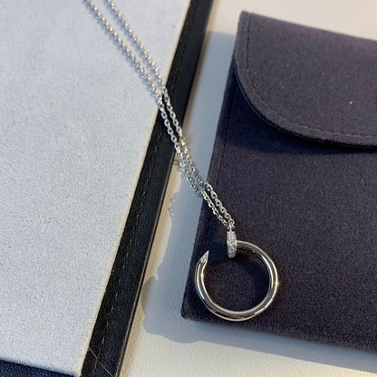 [⭐moonlume]JUSTE NECKLACE SILVER
