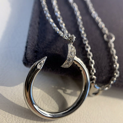 [⭐moonlume]JUSTE NECKLACE SILVER