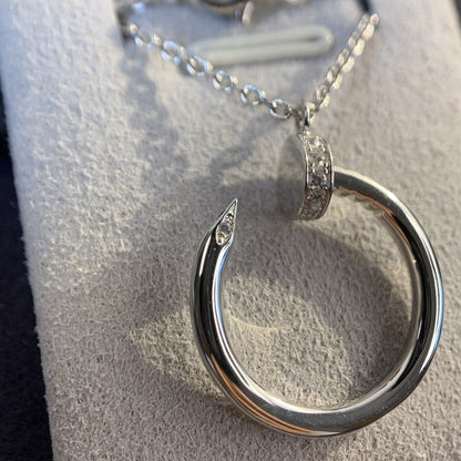[⭐moonlume]JUSTE NECKLACE SILVER